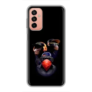 Чохол з Мавпами Samsung Galaxy M13 - (AlphaPrint) (Три мавпи)