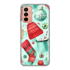 Новогодние Чехлы для Самсунг М13 (VPrint) (Одежда НГ)