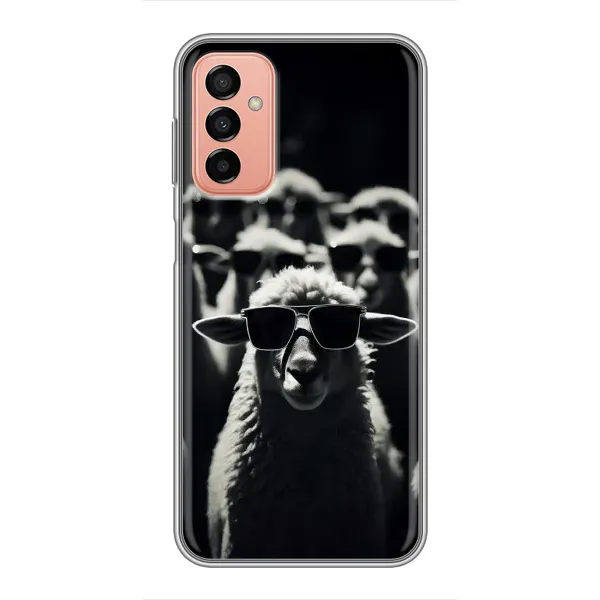 Чехол с принтом «Овечка в очках» для Samsung Galaxy M13