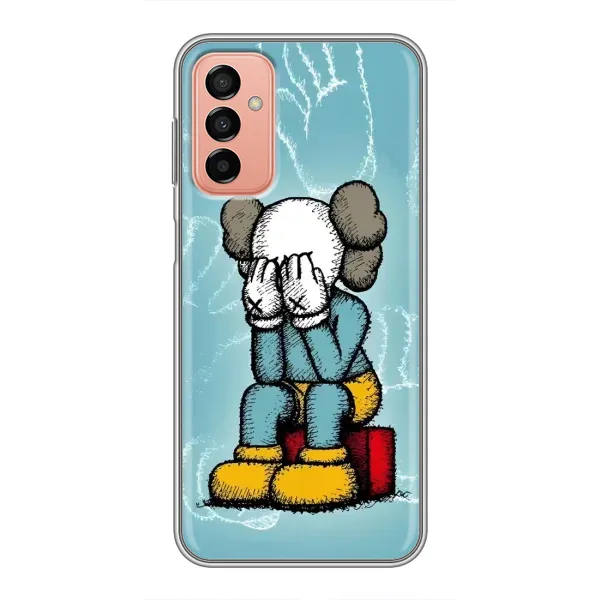 Чехол с принтом «Плач Bearbrick» для Samsung Galaxy M13