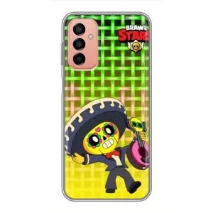 Чехлы Brawl Stars для Samsung Galaxy M13 (AlphaPrint) (Поко в самбреро)
