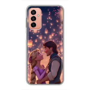 Чехол Рапунцель для Samsung Galaxy M13 (Принцесса и принц)