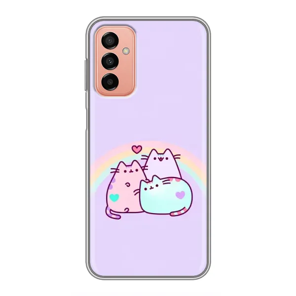 Чехол с принтом «Радужные котики» для Samsung Galaxy M13