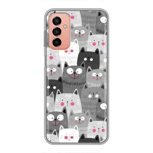 Чехлы с Котиками для Samsung Galaxy M13 (VPrint) (Рисованные котики)