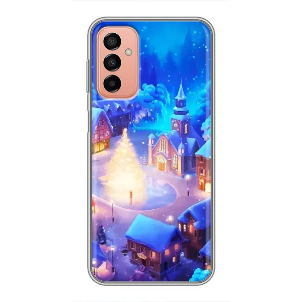 Чехол с принтом «Рождественский город» для Samsung Galaxy M13