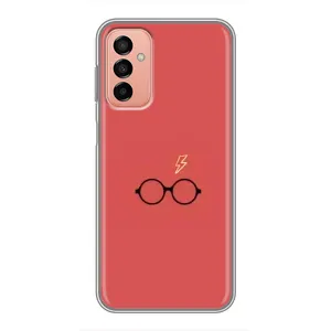 Чехлы с Гарри Поттером для Samsung Galaxy M13 (AlphaPrint) (шрам и очки)