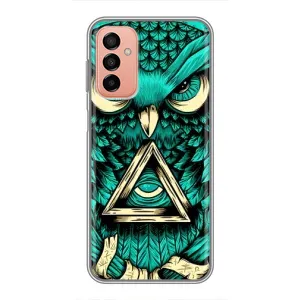 Чехол с птицами на Samsung Galaxy M13 (VPrint) (Сова с глазом)