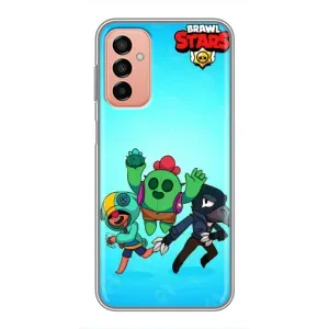 Чехлы Brawl Stars для Samsung Galaxy M13 (AlphaPrint) (Тріо героїв)