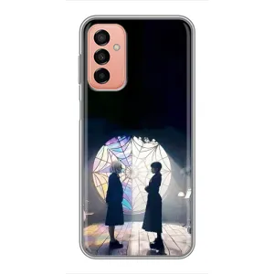 Чехлы Венсдей на Samsung Galaxy M13 Уэнсдей (AlphaPrint) (Уэнздей и Инид)