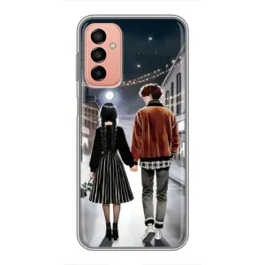 Чехол с дизайном Венздей 2 на Samsung Galaxy M13 (Уэнздей и Тайлер)