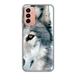 Чехлы с картинками животных Samsung Galaxy M13 (Волк)