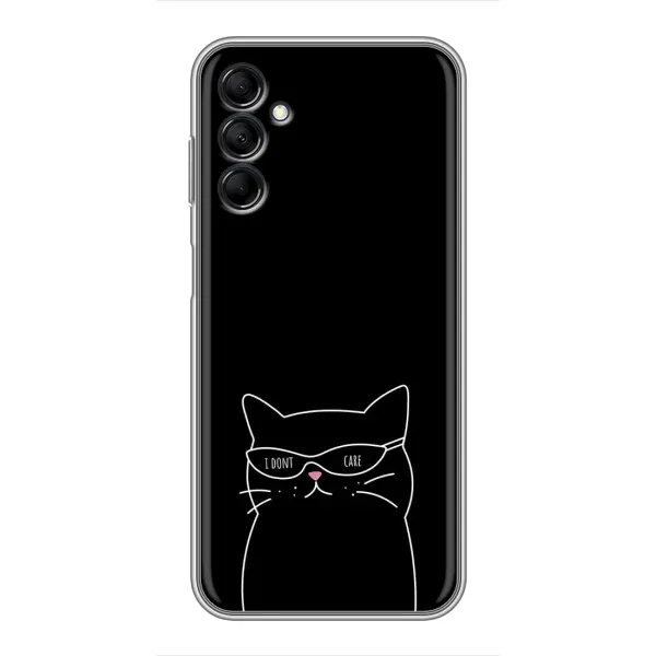 Чехол с принтом «Равнодушный кот» для Samsung Galaxy M14 5g (M146)