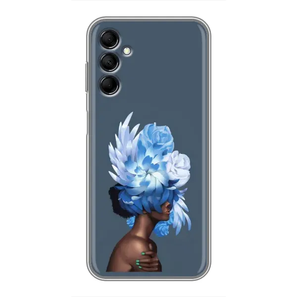 Чехол с принтом «Цветы на голове» для Samsung Galaxy M14 5g (M146)