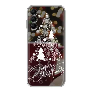 Різдвяні Чохли для Samsung Galaxy M14 (M146) (VPrint) (Ялинка яскрава)