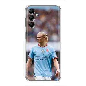 Чехлы с футболистом Ерлинг Холанд для Samsung Galaxy M14 (M146) (AlphaPrint) (Эрлинг Холанд)