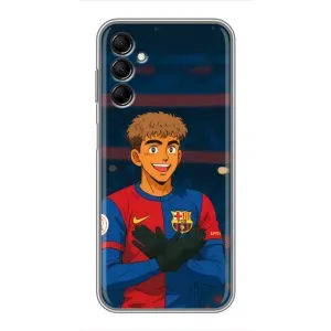 Чехол с футболистом Ламин Ямаль Samsung Galaxy M14 (M146) (Футболист Ямаль)