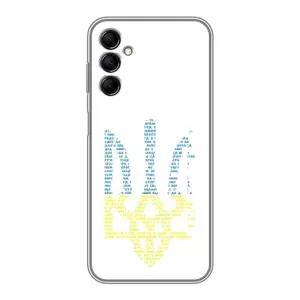 Чохли для Samsung Galaxy M14 (M146) Укр. Символіка (AlphaPrint) (Герб з букв)
