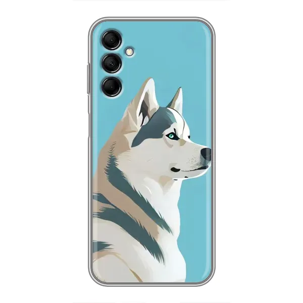 Чохол з принтом «Хаскі арт» для Samsung Galaxy M14 5g (M146) Чохол з принтом «Хаскі арт» для Samsung Galaxy M14 5g (M146)