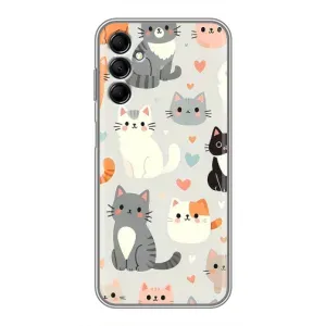 Чохол з малюнком кіт на Samsung Galaxy M14 (M146) (Колаж котів)