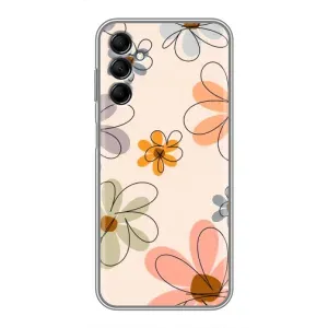 Чохол з квітковим принтом на Samsung Galaxy M14 (M146) (Кольорові квіти)