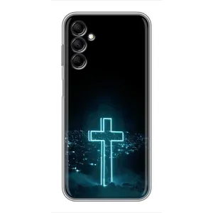 Християнські Чохли для Samsung Galaxy M14 (M146) (AlphaPrint) (Хрест і місто)