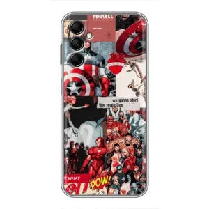 Чохол МАРВЕЛ для Samsung Galaxy M14 (M146) (AlphaPrint) (Марвел Комикс)