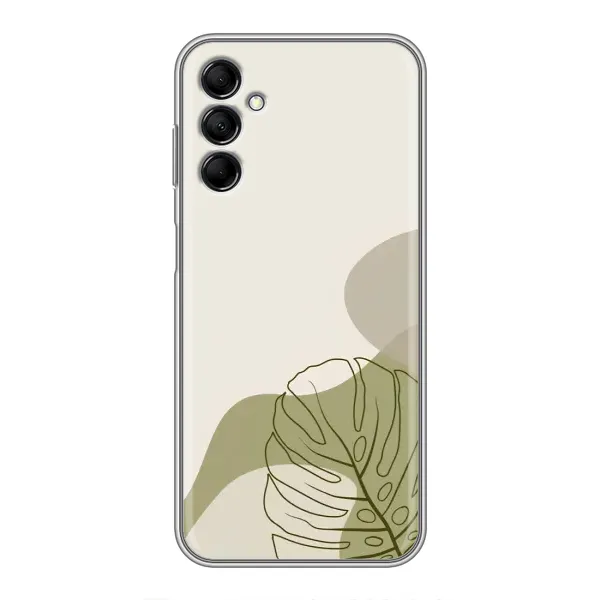 Чехол с принтом «Зеленая монстера дизайн» для Samsung Galaxy M14 5g (M146)