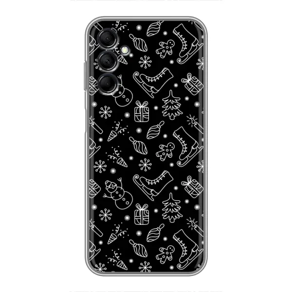 Чохол з принтом «Новорічний фон» для Samsung Galaxy M14 5g (M146) Чохол з принтом «Новорічний фон» для Samsung Galaxy M14 5g (M146)