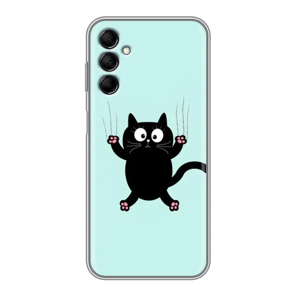 Чехол с принтом «Падающий кот» для Samsung Galaxy M14 5g (M146)
