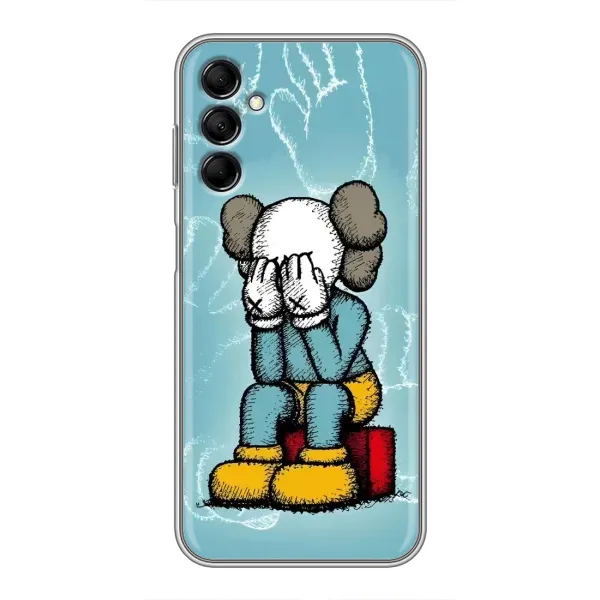 Чехол с принтом «Плач Bearbrick» для Samsung Galaxy M14 5g (M146)