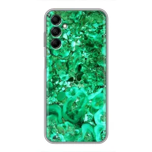 Мраморний чехол на Samsung Galaxy M14 (M146) (VPrint) (Салатовий Мрамор)