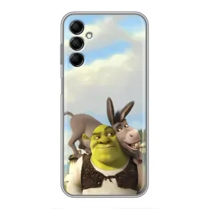 Чохол з мультфільмом Шрек на Samsung Galaxy M14 (M146) (Шрек та Осел)