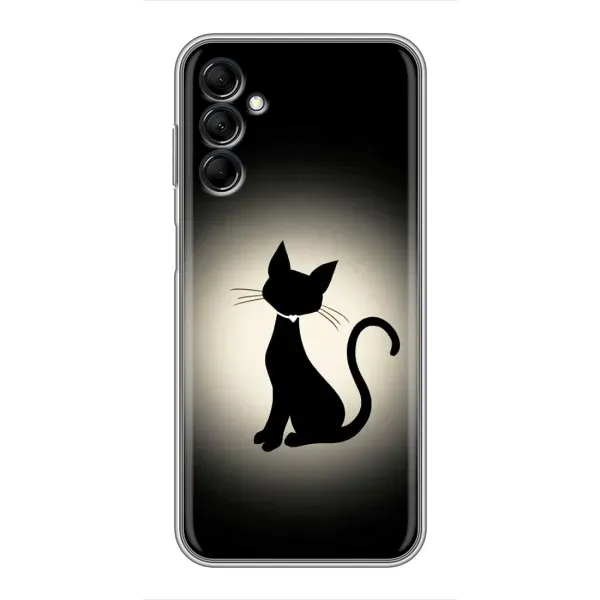 Чехол с принтом «Силуэт котика» для Samsung Galaxy M14 5g (M146)