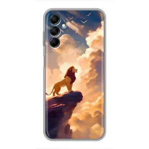 Чохол Король лев на Samsung Galaxy M14 (M146) (Сімба на скелі)