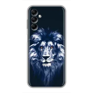Чохол з картинкою ЛЕВ для Samsung Galaxy M14 (M146) (VPrint) (Синій Лев)