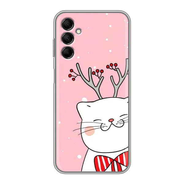 Чехол с принтом «Зимний кот» для Samsung Galaxy M14 5g (M146)