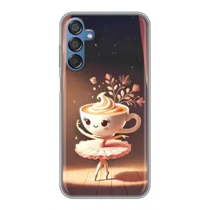Чехол с мемом Тралалело тралала на Samsung Galaxy M15 (M156) (Балерина капучина)