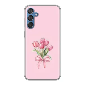 Чохол з розовим принтом для Samsung Galaxy M15 (M156) (Букет квітів)