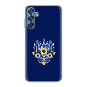 Чехлы для Samsung Galaxy M15 (M156)  Укр. Символика (AlphaPrint) (Цветочный Герб)