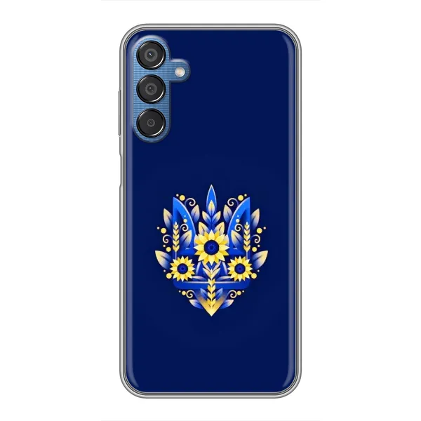 Чехол с принтом «Цветочный Герб» для Samsung Galaxy M15 (M156) Чехол с принтом «Цветочный Герб» для Samsung Galaxy M15 (M156)