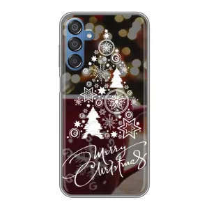 Рождественские Чехлы для Samsung Galaxy M15 (M156) (VPrint) (Елочка узорная)