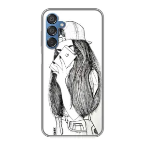 Чехол с печатью для Samsung Galaxy M15 (M156) - (Мода) (AlphaPrint) (Фото девочки)