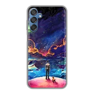 Космічні Чохли для Самсунг М15 (VPrint) (Вид Галактики)
