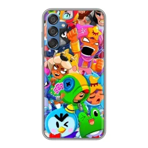 Чохол з принтом «Герої Бравл Старс» для Samsung Galaxy M15 (M156)