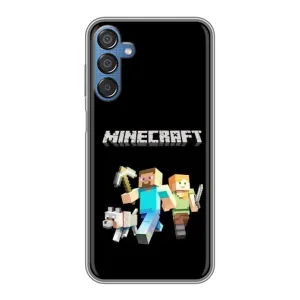 Чохол Майнкрафт на Samsung Galaxy M15 (M156) (AlphaPrint) Minecraft (герої Minecraft)
