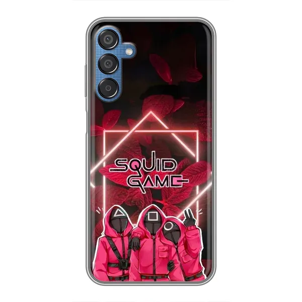 Чехол с принтом «Охранники Игра кальмара» для Samsung Galaxy M15 (M156) Чехол с принтом «Охранники Игра кальмара» для Samsung Galaxy M15 (M156)