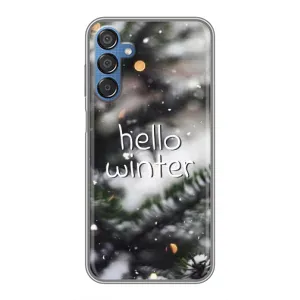 Новогодние, Праздничные Чехлы для Samsung Galaxy M15 (M156) - 2024 год (Hello winter)