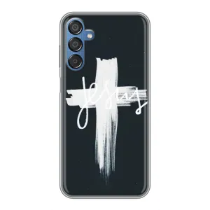 Чехол для Samsung Galaxy M15 (M156) (AlphaPrint) - (Христианские) (Иисус)