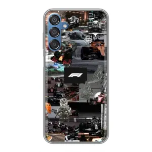Чехол Формула1 на Samsung Galaxy M15 (M156) (Гоночный коллаж Ф1)