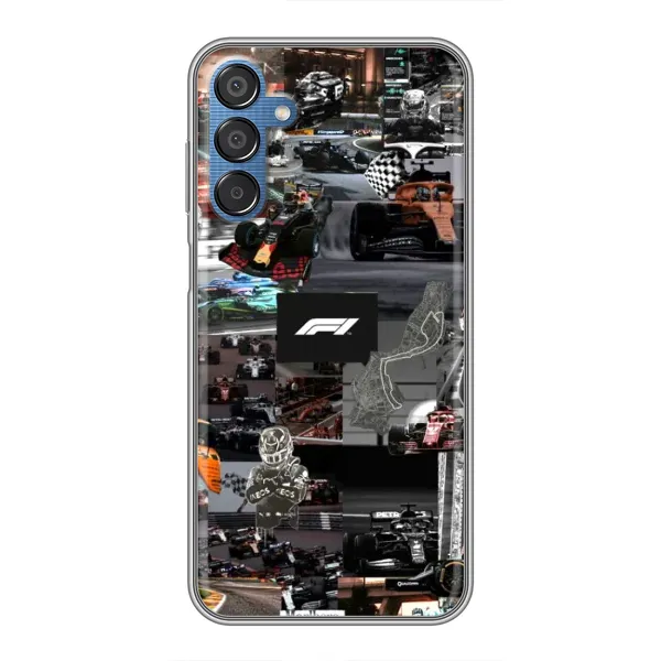 Чехол с принтом «Гоночный коллаж Ф1» для Samsung Galaxy M15 (M156) Чехол с принтом «Гоночный коллаж Ф1» для Samsung Galaxy M15 (M156)
